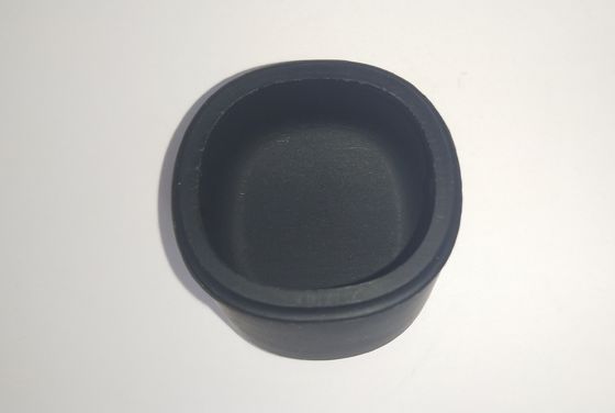 Czarne części z gumy silikonowej Cylindryczny gumowy uchwyt 1*25mm