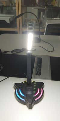 Spotkanie stacjonarne USB Pełny mikrofon do karaoke e-sportu 2 Regulacja lampy stołowej