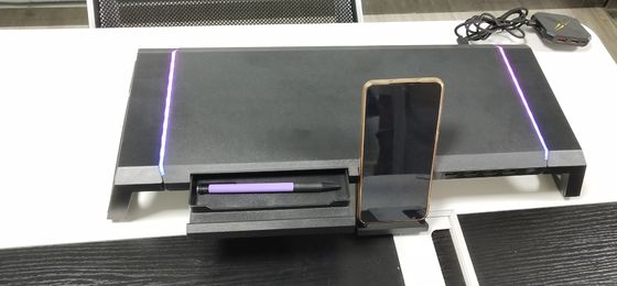 SECC Metal Monitor Stand Z USB3.0 Hub / bezprzewodowe ładowanie